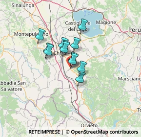 Mappa Via Garibaldi, 06062 Città della Pieve PG, Italia (8.52583)