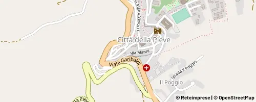 Mappa Città della Pieve