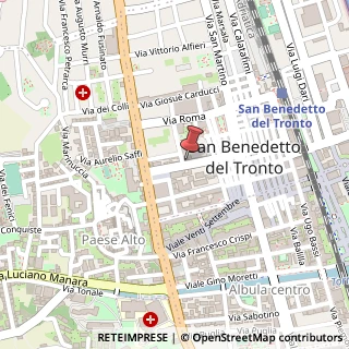 Mappa Via Gioacchino Pizzi, 25, 63039 San Benedetto del Tronto, Ascoli Piceno (Marche)