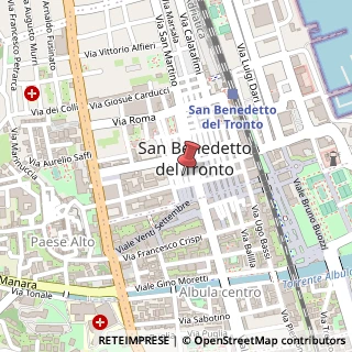 Mappa Via Mentana, 16, 63039 San Benedetto del Tronto, Ascoli Piceno (Marche)