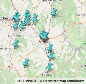 Mappa Passaggio Canapè, 06034 Foligno PG, Italia (15.8)