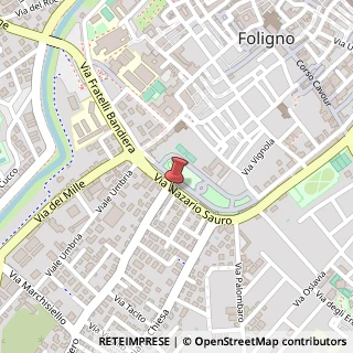 Mappa Via Nazario Sauro, 41, 06034 Foligno, Perugia (Umbria)