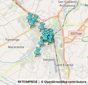 Mappa Passaggio Canapè, 06034 Foligno PG, Italia (0.84733)