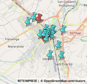 Mappa Passaggio Canapè, 06034 Foligno PG, Italia (1.0645)