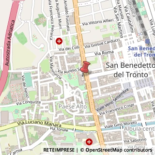 Mappa Largo Giuseppe Mazzini, 63074 San Benedetto del Tronto AP, Italia, 63074 San Benedetto del Tronto, Ascoli Piceno (Marche)