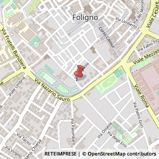 Mappa Via Santa Caterina, 46, 06034 Foligno, Perugia (Umbria)