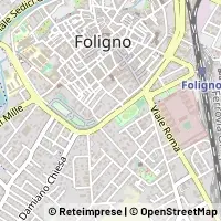 Mapa Foligno