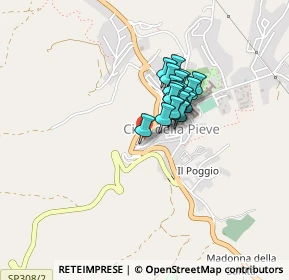 Mappa Via Pò di Mezzo, 06062 Città della Pieve PG, Italia (0.2715)