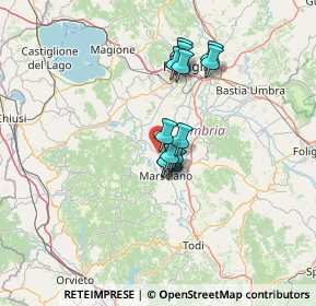 Mappa Via 24 Maggio, 06055 Marsciano PG, Italia (9.95385)