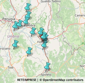 Mappa Via della Quintana, 06034 Foligno PG, Italia (13.60286)