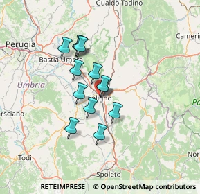 Mappa Via Ospedale, 06034 Foligno PG, Italia (10.48385)