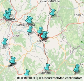 Mappa Via Ospedale, 06034 Foligno PG, Italia (22.385)