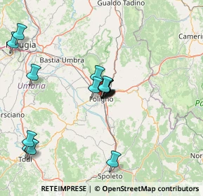 Mappa Via dell'Ospedale, 06034 Foligno PG, Italia (14.144)