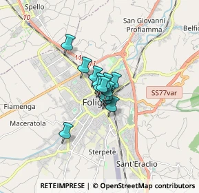 Mappa Via Ospedale, 06034 Foligno PG, Italia (0.69429)
