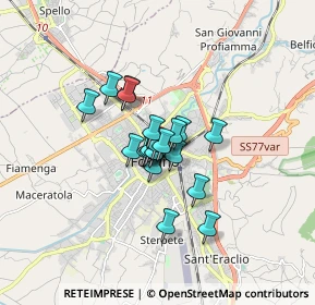 Mappa Via della Quintana, 06034 Foligno PG, Italia (1.029)