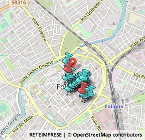 Mappa Via Ospedale, 06034 Foligno PG, Italia (0.3015)