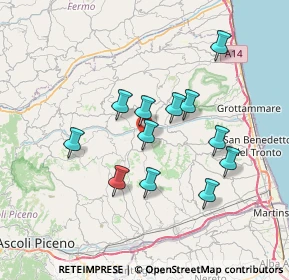 Mappa Unnamed Road, 63073 Borgo Miriam AP, Italia (6.4475)