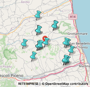 Mappa Unnamed Road, 63073 Borgo Miriam AP, Italia (6.63647)