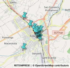 Mappa Via Venti Settembre, 06034 Foligno PG, Italia (0.69786)