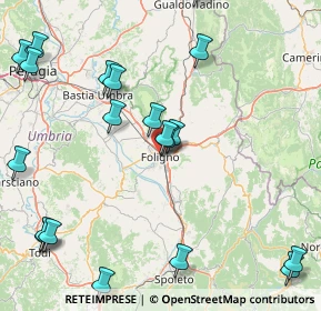 Mappa Via Venti Settembre, 06034 Foligno PG, Italia (22.3625)