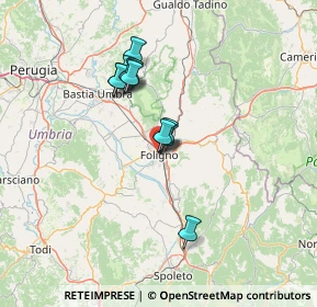 Mappa Foligno, 06034 Foligno PG, Italia (11.36364)