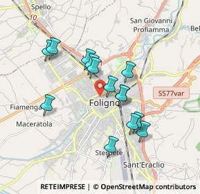 Mappa Foligno, 06034 Foligno PG, Italia (1.61857)