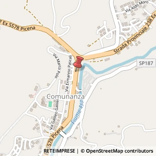 Mappa Via Della Stazione, 32, 63087 Comunanza, Ascoli Piceno (Marche)