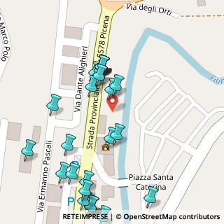 Mappa Via Dante Alighieri, 63087 Comunanza AP, Italia (0.04643)