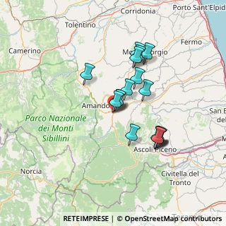 Mappa Piazza IV Novembre, 63091 Comunanza AP, Italia (11.99647)