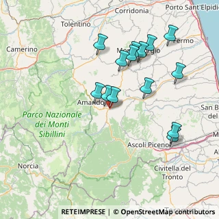 Mappa Strada Provinciale 187, 63087 Comunanza AP, Italia (15.508571428571)