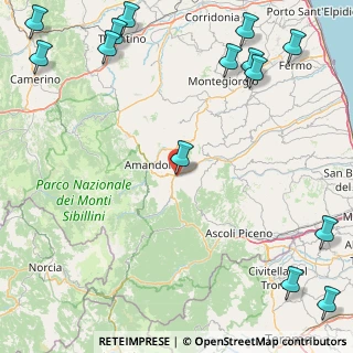 Mappa Strada Provinciale 187, 63087 Comunanza AP, Italia (28.530714285714)