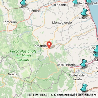 Mappa Strada Provinciale 187, 63087 Comunanza AP, Italia (35.7575)