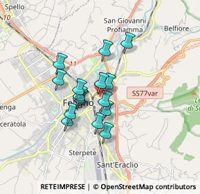 Mappa Via Piave, 06034 Foligno PG, Italia (1.28125)