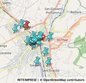 Mappa Via Velino, 06034 Foligno PG, Italia (1.4205)