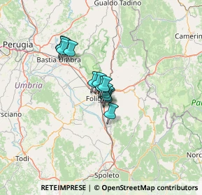 Mappa Via Velino, 06034 Foligno PG, Italia (7.845)