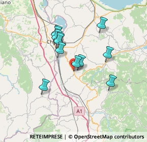 Mappa Strada Regionale 220 Pievaiola, 06062 Città della Pieve PG, Italia (6.30083)