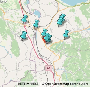 Mappa Strada Regionale 220 Pievaiola, 06062 Città della Pieve PG, Italia (5.84615)