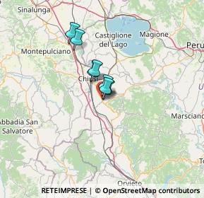 Mappa Strada Regionale 220 Pievaiola, 06062 Città della Pieve PG, Italia (29.6275)