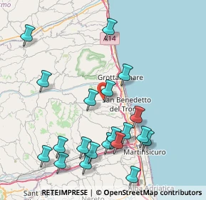Mappa SP 36 Lungalbula, 63075 San Benedetto del Tronto AP (9.3835)