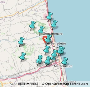 Mappa SP 36 Lungalbula, 63075 San Benedetto del Tronto AP (6.87158)