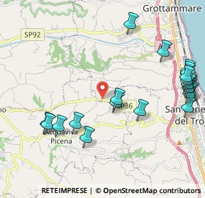 Mappa SP 36 Lungalbula, 63075 San Benedetto del Tronto AP (2.647)