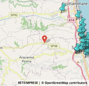 Mappa SP 36 Lungalbula, 63075 San Benedetto del Tronto AP (3.4665)
