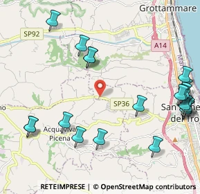 Mappa SP 36 Lungalbula, 63075 San Benedetto del Tronto AP (2.7995)