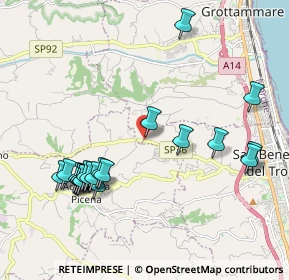 Mappa SP 36 Lungalbula, 63075 San Benedetto del Tronto AP (2.281)