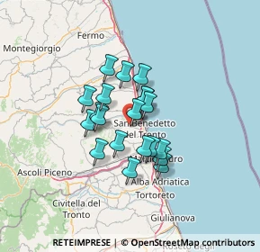Mappa SP 36 Lungalbula, 63075 San Benedetto del Tronto AP (9.514)