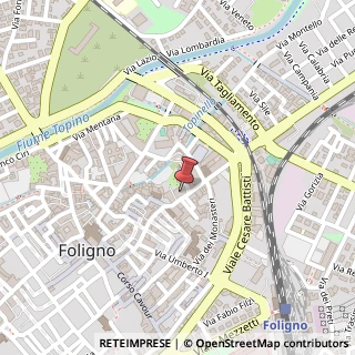 Mappa Via Giuseppe Garibaldi, 109, 06034 Foligno, Perugia (Umbria)