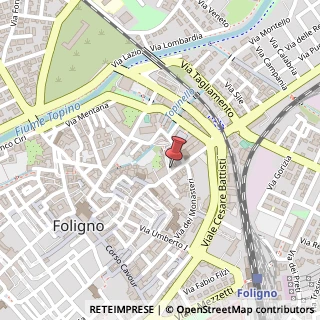 Mappa Via Giuseppe Garibaldi, 127, 06034 Foligno, Perugia (Umbria)