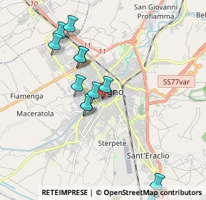 Mappa P.za S. Domenico, 06034 Foligno PG, Italia (2.02)