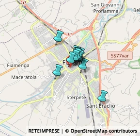 Mappa Via Santa Caterina, 06034 Foligno PG, Italia (0.71769)