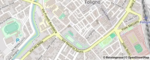 Mappa Foligno
